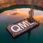 Qmines Ltd-QML-QML diamond drilling platform in mine pit