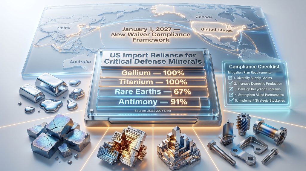 US Defense Critical Minerals Waivers: 2026 Rules