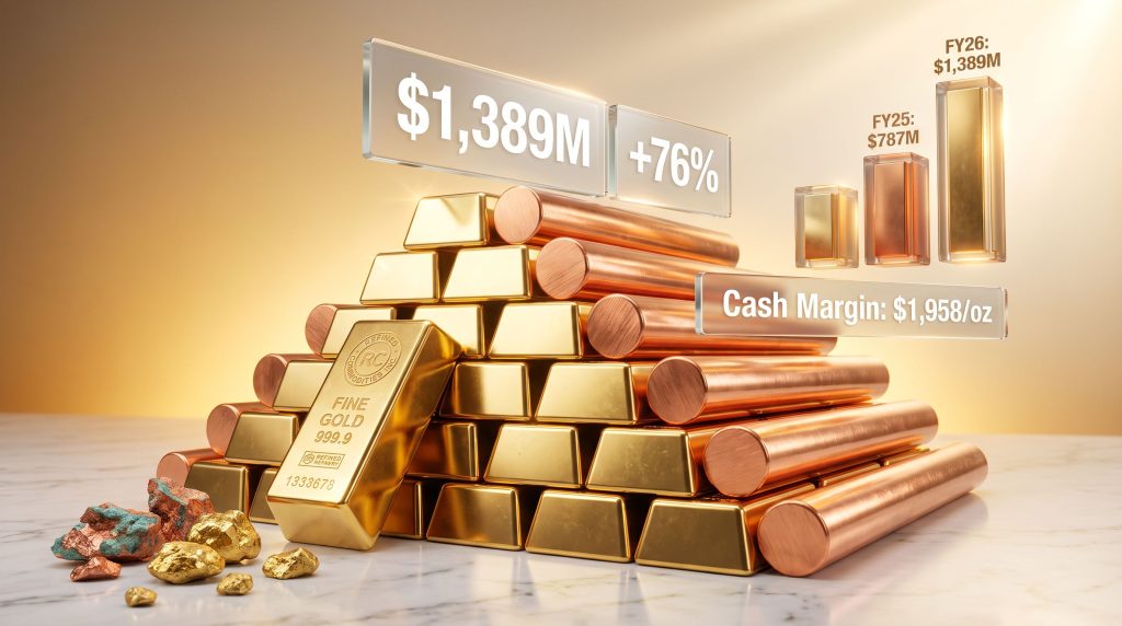 Evolution Mining record cash flow surges 76%