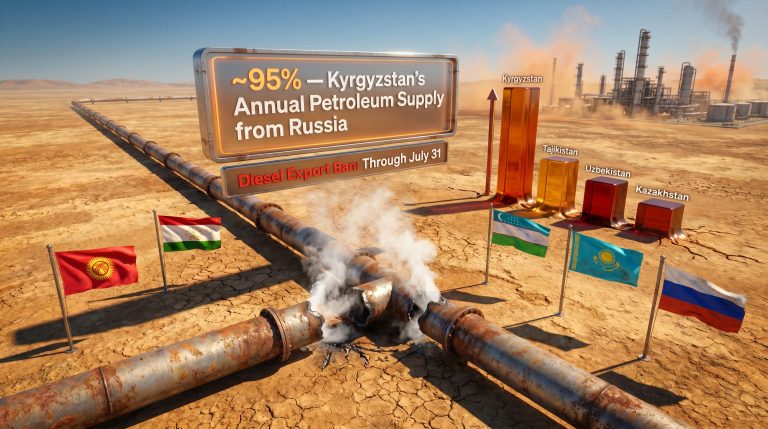 Russian fuel disruptions in Central Asia pipeline crisis