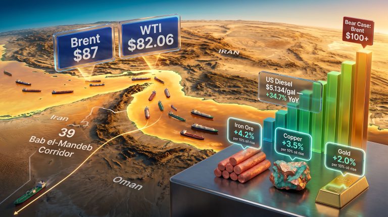 Brent Above $87: Oil Strikes & Mining Cost Impact