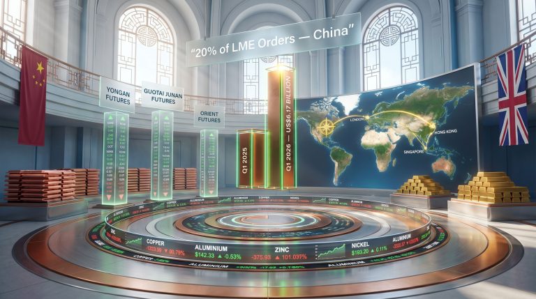 Chinese futures brokerages global expansion in metals market infographic