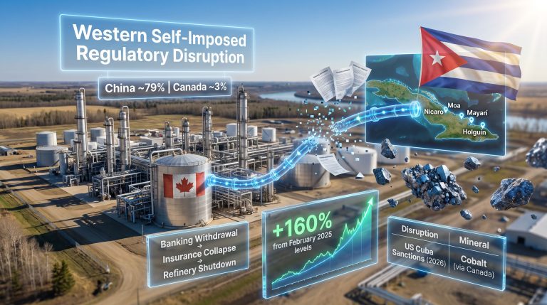 Cuba cobalt sanctions supply chain disruption graphic
