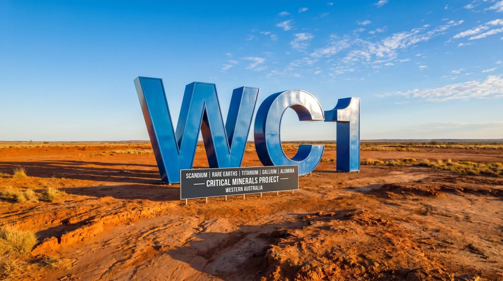West Cobar Metals Ltd-WC1-WC1 critical minerals project sign