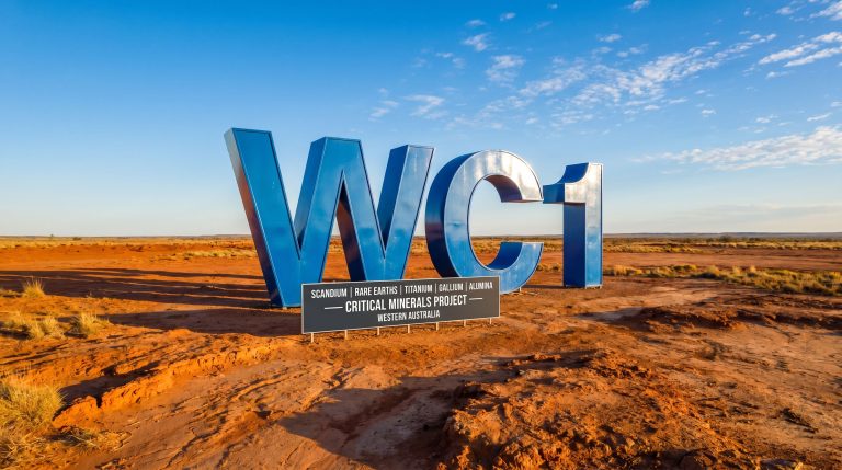 West Cobar Metals Ltd-WC1-WC1 critical minerals project sign