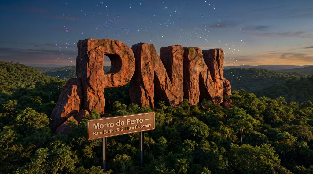Power Minerals Ltd-PNN-Morro do Ferro rare earths discovery sign