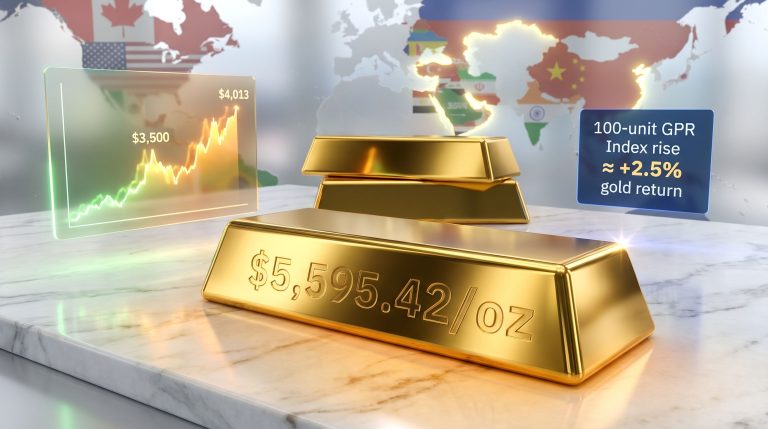 Gold price and geopolitics driving gains