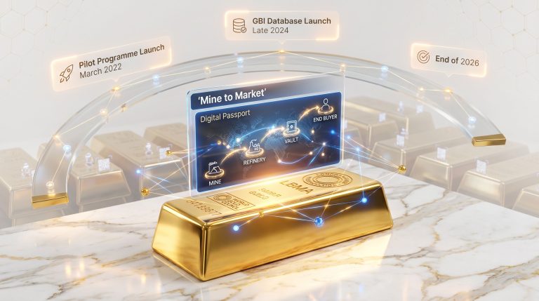 Gold Bar Integrity Programme digital gold traceability timeline
