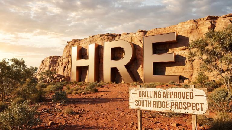 Heavy Rare EARTHS Ltd-HRE-HRE drilling approved desert prospect sign