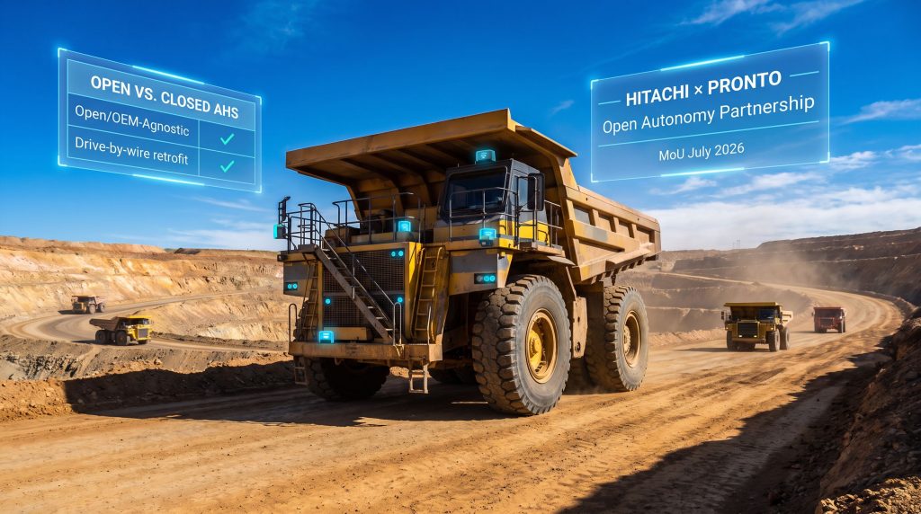 Hitachi Pronto mine automation solutions haul trucks