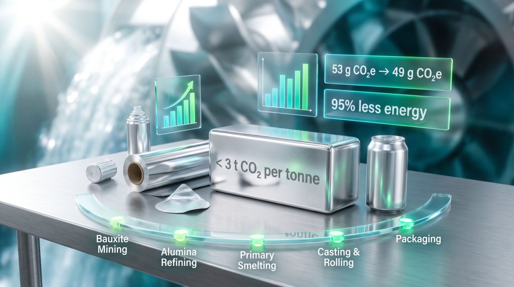low-carbon aluminium in packaging lifecycle benefits