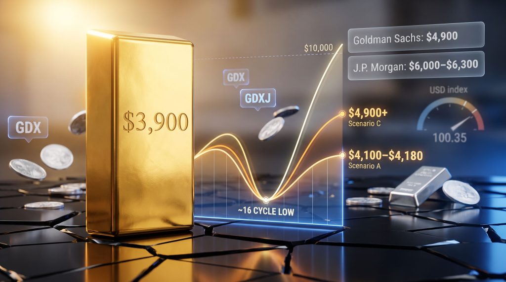 gold price forecast bottoming process chart