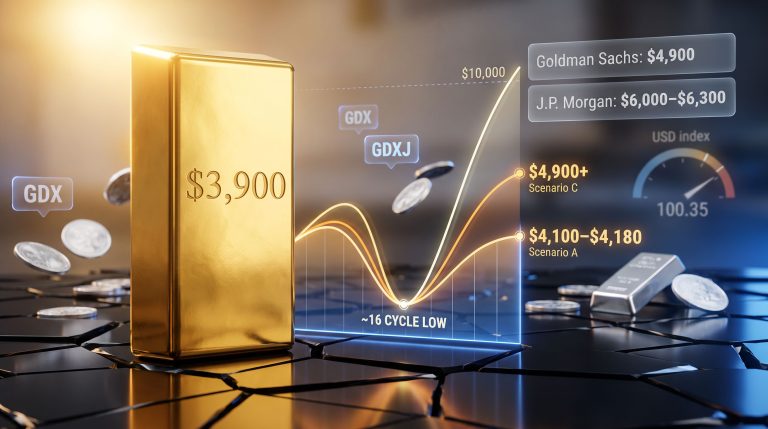 gold price forecast bottoming process chart