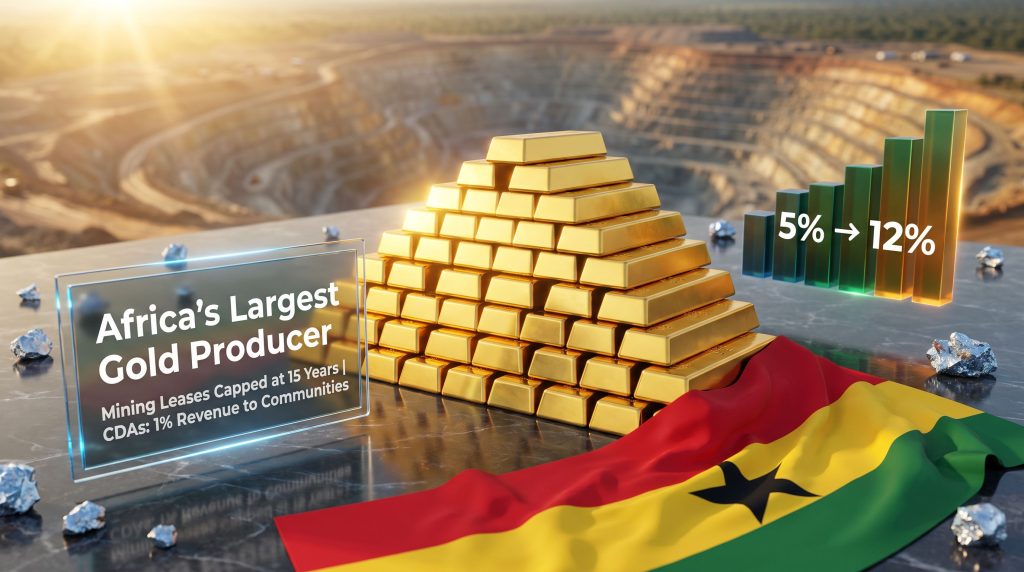 Ghana revised mining law to strengthen oversight infographic
