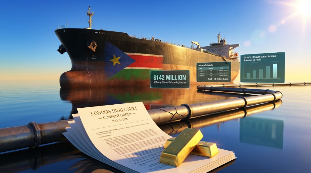 South Sudan BB Energy oil prepayment financing dispute
