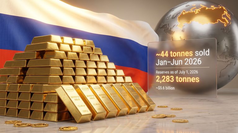 Russia Selling Gold to Support Its Economy in 2026