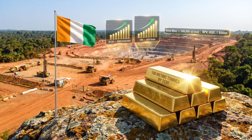 Montage Gold Côte d’Ivoire mine expansion site