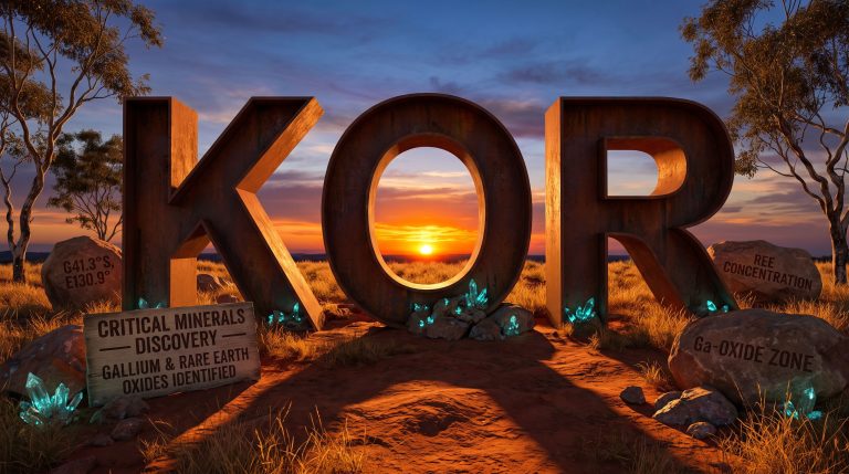 Korab Resources Ltd-KOR-KOR critical minerals discovery at sunset