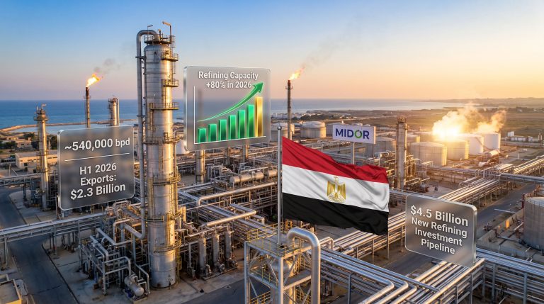 Egypt Refining Output Surge: 2026 Production Boom