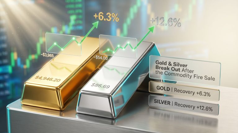 gold and silver breakout after commodity fire sale chart