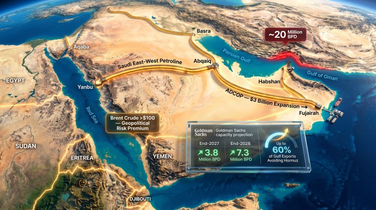 Gulf Pipeline Projects Bypassing the Strait of Hormuz