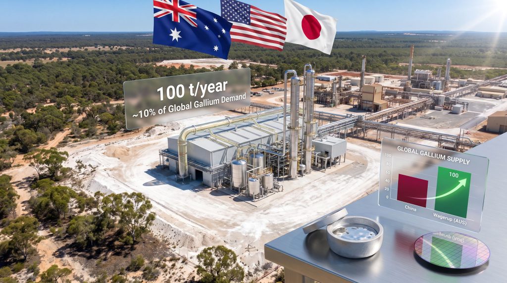 Alcoa Australia gallium plant aerial industrial site