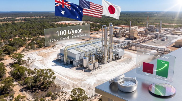Alcoa Australia gallium plant aerial industrial site