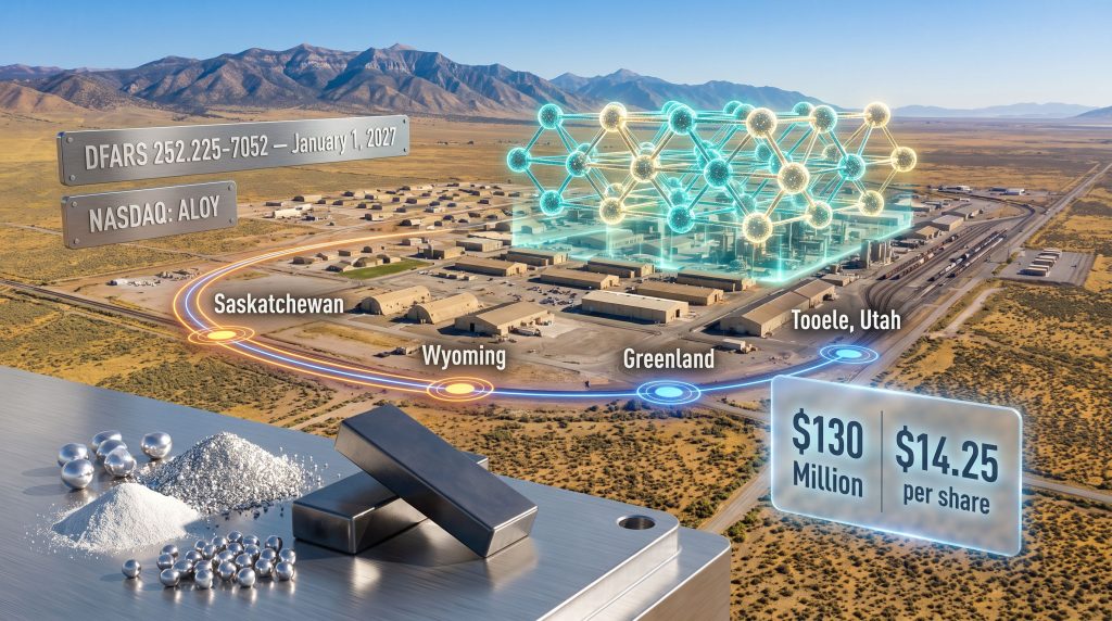 REalloys Rare Earth Processing on U.S. Army Base