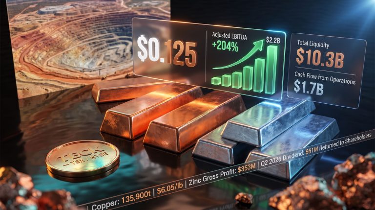 Teck Resources Q2 2026 Dividend: $0.125 Per Share