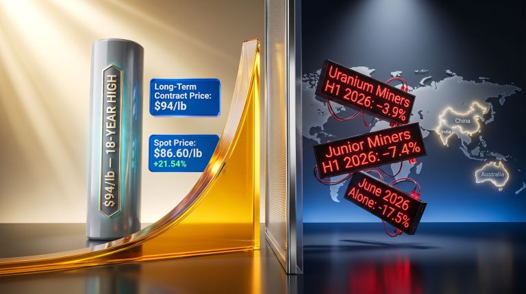 Uranium Prices Surge While Uranium Equities Lag