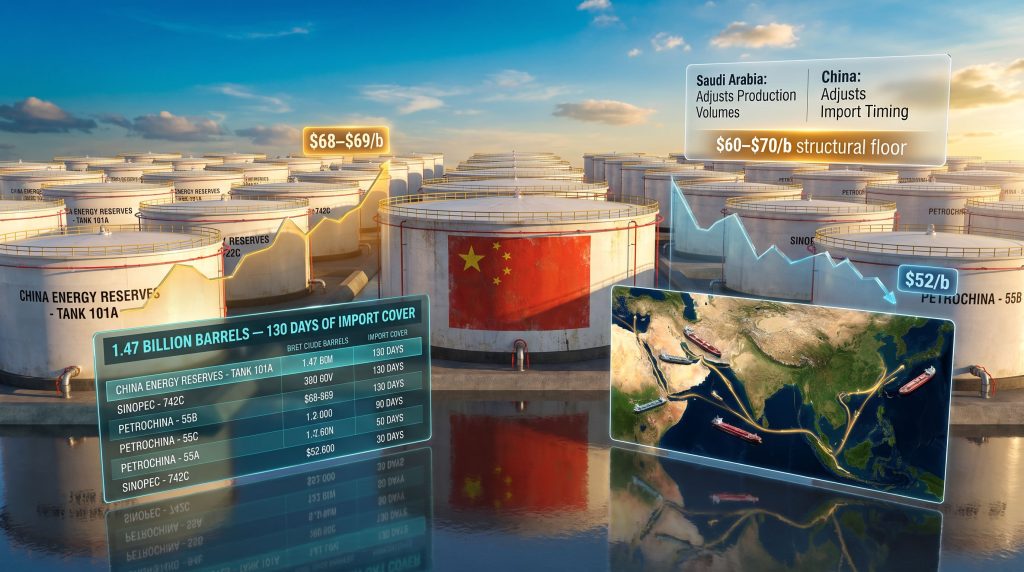 China crude inventories and oil prices analysis