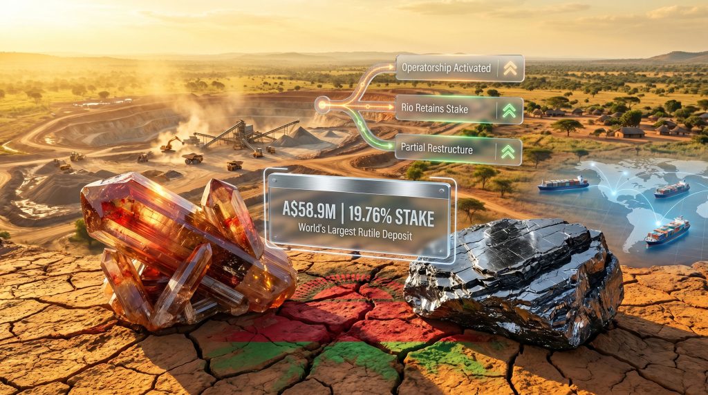 Sovereign Metals Kasiya project Rio Tinto withdrawal mining graphic