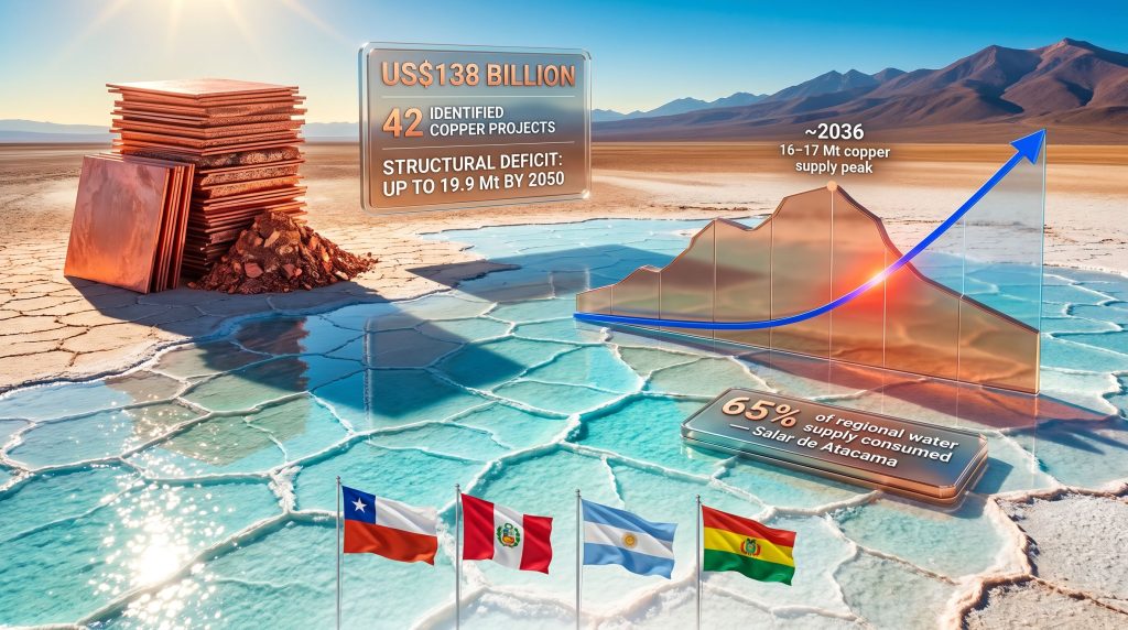 South America copper and lithium supply execution challenges infographic