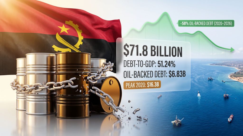 Angola Oil-Backed Debt Cut 58% by Mid-2026