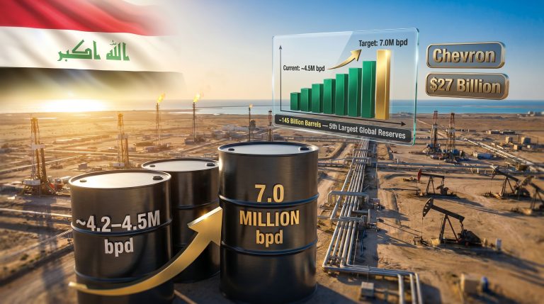 Iraq oil production to 7 million bpd target
