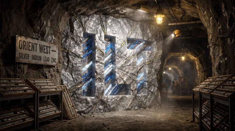 Iltani Resources Ltd-ILT-Underground mining tunnel with illuminated ore wall