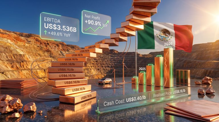 Grupo México Profit Jumps on Copper Strength 2026