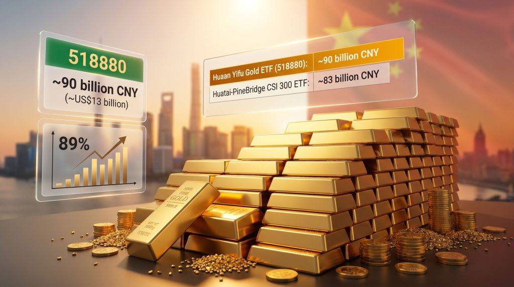 Huaan Yifu Gold ETF in China growth