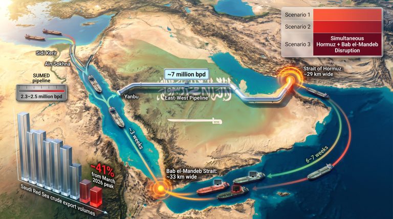 Saudi Arabia Red Sea Oil Bottleneck Crisis