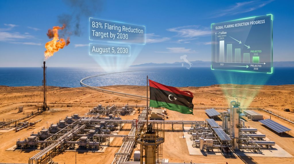 Libya gas flaring cuts EU methane rules infographic