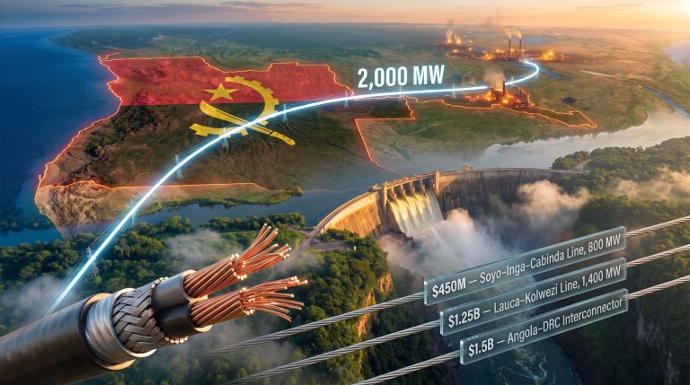 Trafigura Angola power project withdrawal map visualization