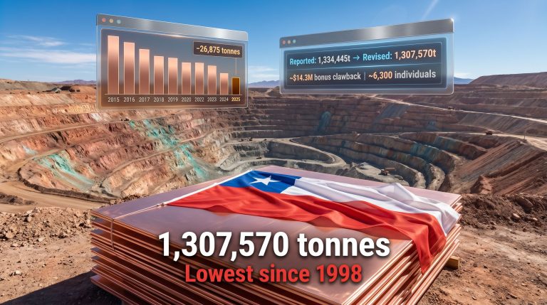 Codelco fires executive after audit confirms overstated output infographic