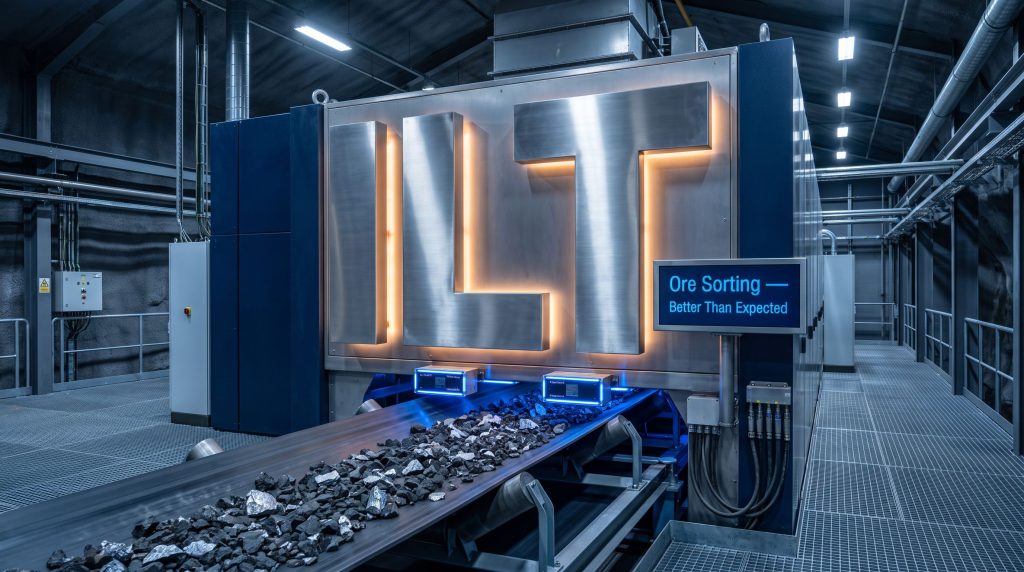 Iltani Resources Ltd-ILT-Ore sorting machine processing mined rocks