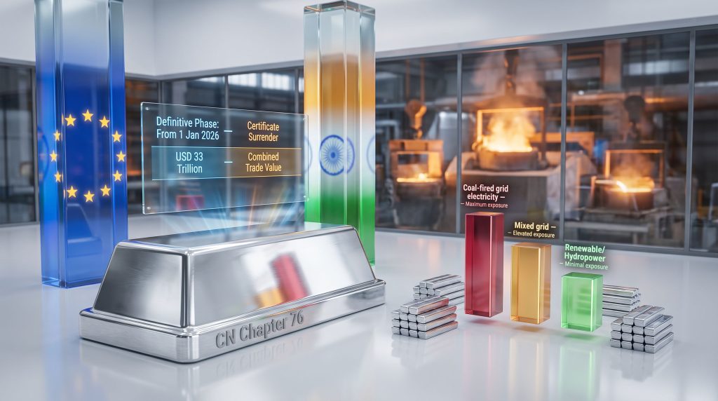 India-EU FTA CBAM Compliance for Aluminium Exporters