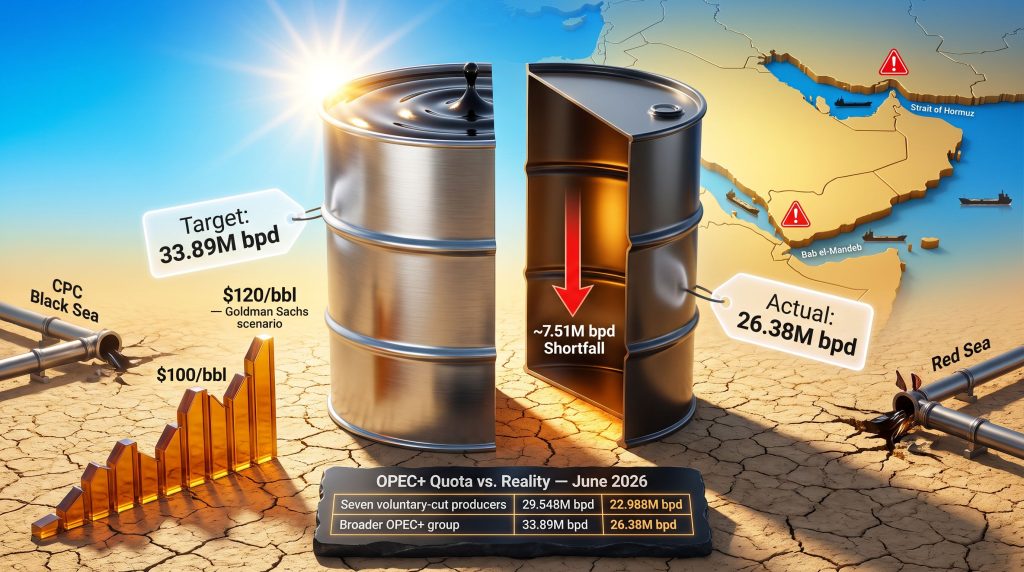 OPEC+ Raises Output as Members Can't Pump It