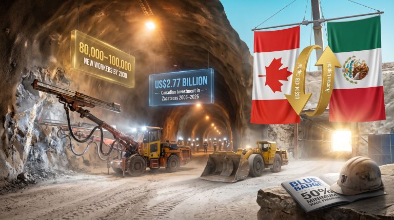 Canada turns to Zacatecas miners underground recruitment surge