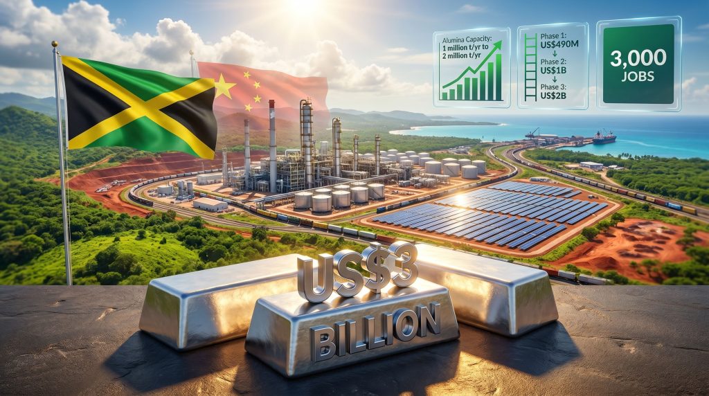 Jamaica Alpart alumina refinery modernisation under JISCO infographic