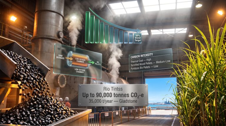 Rio Tinto Biochar: Cleaner Aluminum at Gladstone