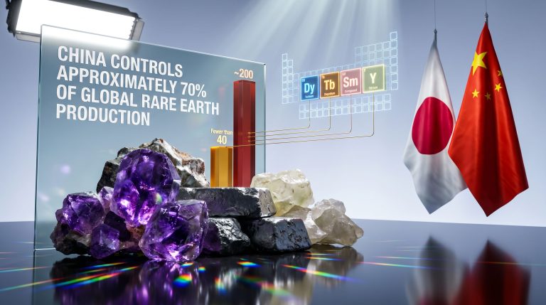 China rare earth export controls to Japan infographic