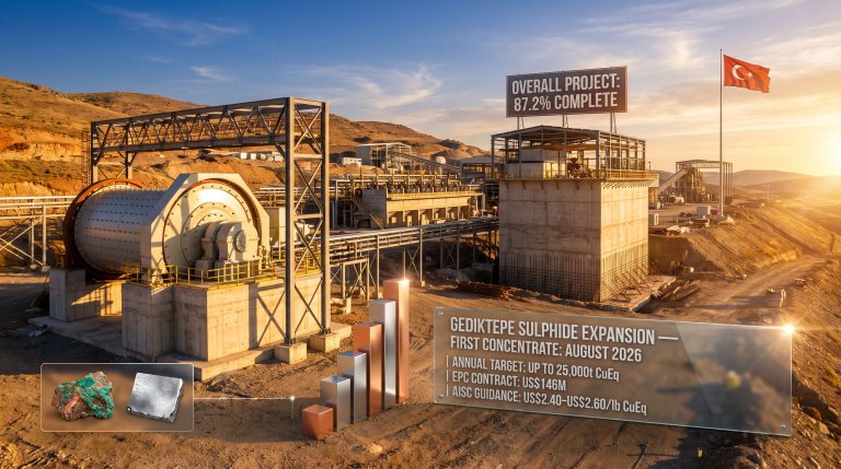 ACG Metals Gediktepe Sulphide Expansion Project site overview